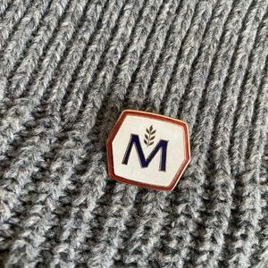 Vintage Molson enamel pin (size of a dime)
